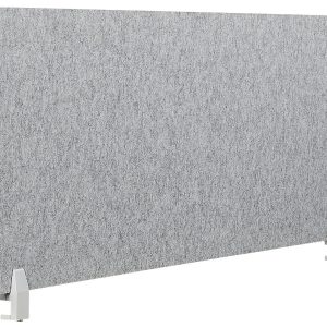 Przegroda na biurko 160 x 50 cm szara 302378 Przegroda na biurko 160 x 50 cm szara 302378