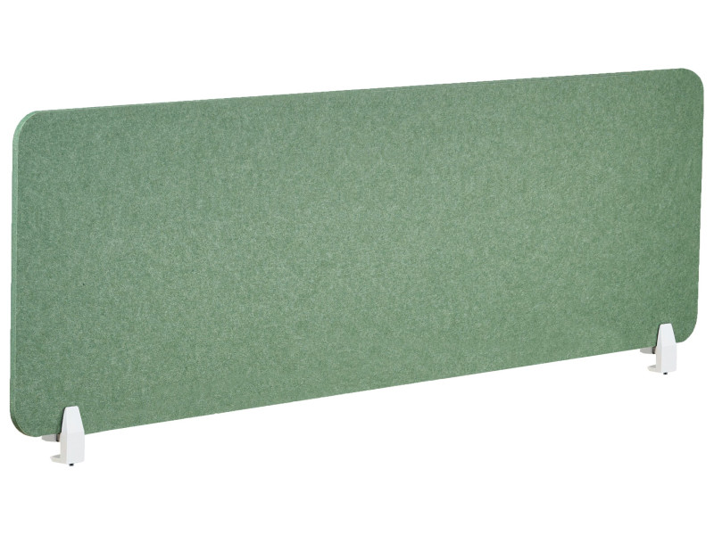 Przegroda na biurko 160 x 50 cm zielona 798590