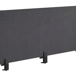 Przegroda na biurko 180 x 40 cm ciemnoszara 195499 Przegroda na biurko 180 x 40 cm ciemnoszara 195499