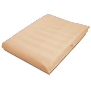 Prześcieradło bambusowe 220×240 beżowe paski satyna Bamboo 97753 Prześcieradło bambusowe 220×240 beżowe paski satyna Bamboo 97753