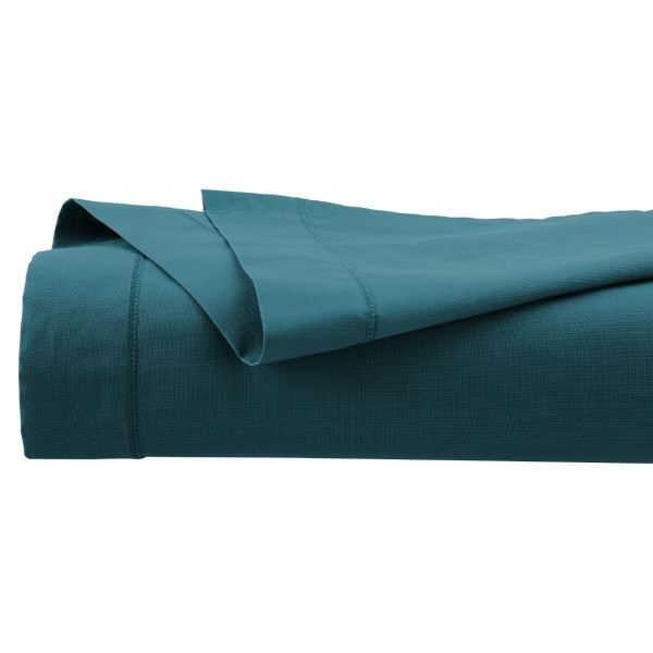 PRZEŚCIERADŁO BAWEŁNIANE 240x290 cm turkusowe 510355