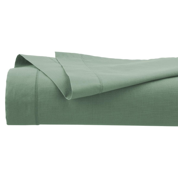 PRZEŚCIERADŁO BAWEŁNIANE 240x290 cm zielone przewiewne 510374