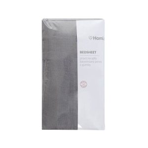 Prześcieradło CLAIRE jersey szare 200×200 cm HOMLA 922004 Prześcieradło CLAIRE jersey szare 200×200 cm HOMLA 922004
