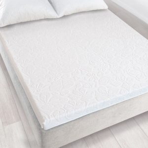 Prześcieradło frotte bez gumki 175×220 białe Tulipan Zwoltex 97880