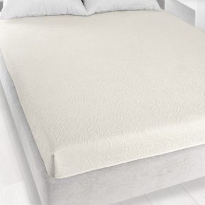 Prześcieradło frotte bez gumki 175×220 ekri Tulipan Zwoltex 97886