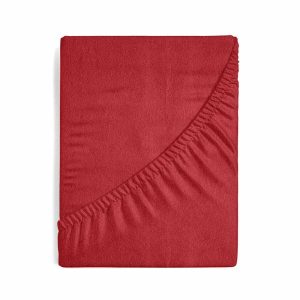 Prześcieradło FROTTE czerwone z gumką 220×200 cm 722693