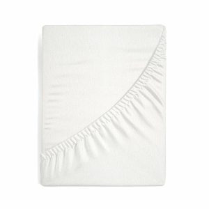 Prześcieradło FROTTE kremowe 140×200 cm + 20 cm z gumką 411859