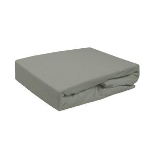Prześcieradło frotte z gumką 120×200 037 szare 97794 Prześcieradło frotte z gumką 120×200 037 szare 97794