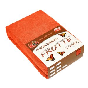 Prześcieradło frotte z gumką 140×200 ugier 052 KARO 80294 Prześcieradło frotte z gumką 140×200 ugier 052 KARO 80294
