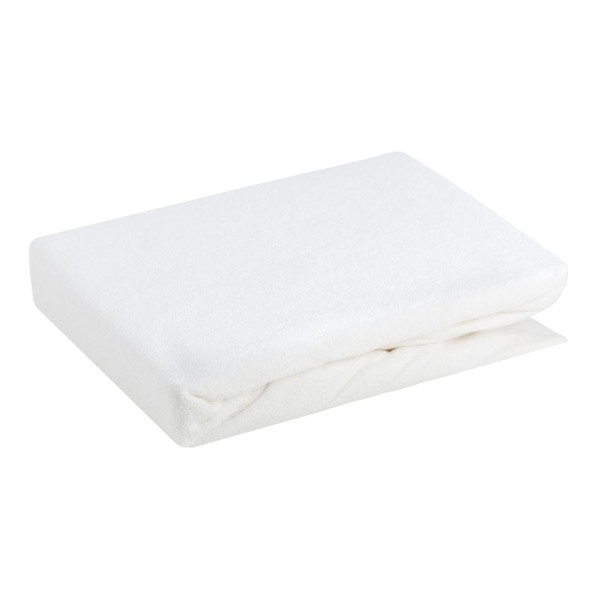 Prześcieradło frotte z gumką 180x200 kremowe na materac 20cm 84713