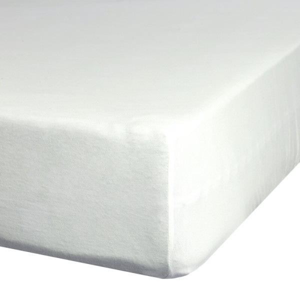 Prześcieradło jersey 3 z gumką 220x200 kremowe na wysoki materac 30 cm 987124