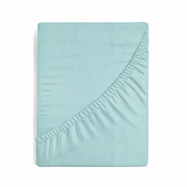 Prześcieradło JERSEY bawełna miętowe 220x200 +30 722486