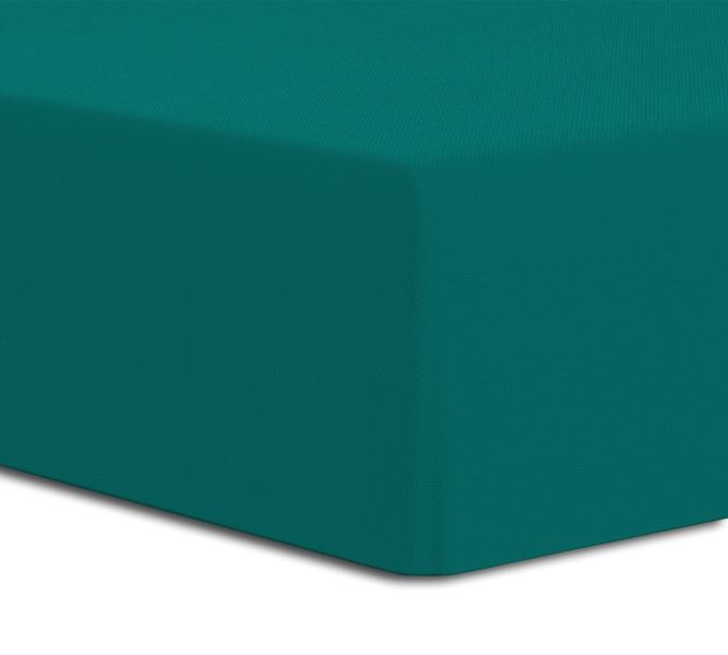 Prześcieradło jersey elastan z gumką Luxury zielone 140x200 969901