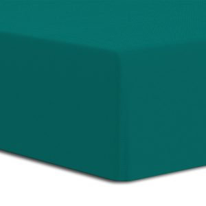 Prześcieradło jersey elastan z gumką Luxury zielone 220×200 969809 Prześcieradło jersey elastan z gumką Luxury zielone 220×200 969809