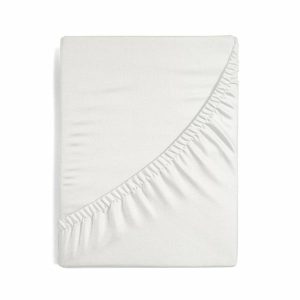 Prześcieradło Jersey Kremowe 120x200cm z Gumką 722501 Prześcieradło Jersey Kremowe 120x200cm z Gumką 722501