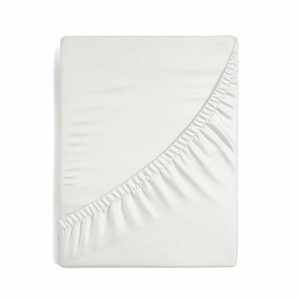 Prześcieradło Jersey Kremowe 220×200 cm z Gumką 722495 Prześcieradło Jersey Kremowe 220×200 cm z Gumką 722495