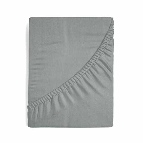 Prześcieradło JERSEY stalowe 120x200 cm z gumką 722498