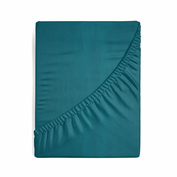 Prześcieradło Jersey Turkusowe 220x200 cm z Gumką 722488