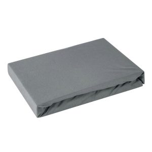 Prześcieradło jersey z gumką 140×200 stalowe 125 g/m2 84011 Prześcieradło jersey z gumką 140×200 stalowe 125 g/m2 84011