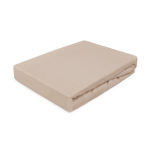 Prześcieradło jersey z gumką 160×200 018 beżowe 84089 Prześcieradło jersey z gumką 160×200 018 beżowe 84089