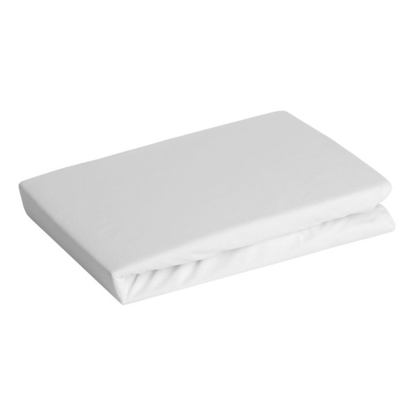 Prześcieradło jersey z gumką 160x200 białe 125 g/m2 D91 84088