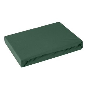 Prześcieradło jersey z gumką 160×200 zielone ciemne 125 g/m2 83760 Prześcieradło jersey z gumką 160×200 zielone ciemne 125 g/m2 83760