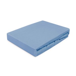 Prześcieradło jersey z gumką 180×200 009 niebieskie 83769 Prześcieradło jersey z gumką 180×200 009 niebieskie 83769