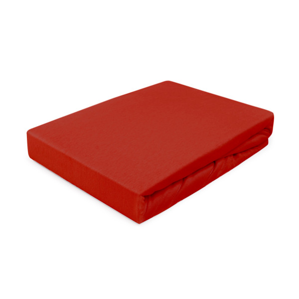 Prześcieradło jersey z gumką 180x200 029 czerwone 84763