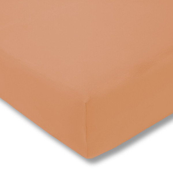 Prześcieradło jersey z gumką 200x200 450 morelowe Estella 84001