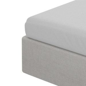 Prześcieradło LAUKO renforce szare 140×200 cm HOMLA 959823