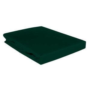 Prześcieradło satynowe z gumką 120×200 zielone butelkowe 036 97884 Prześcieradło satynowe z gumką 120×200 zielone butelkowe 036 97884