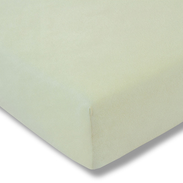 Prześcieradło welurowe z gumką 100x200 pistacjowe 175g/m2 97678