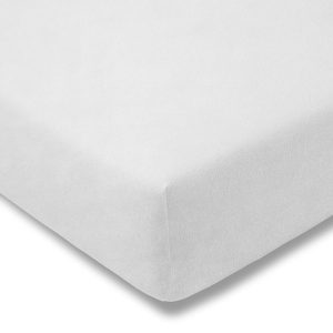 Prześcieradło welurowe z gumką 150×200 100 białe 175g/m2 97873 Prześcieradło welurowe z gumką 150×200 100 białe 175g/m2 97873