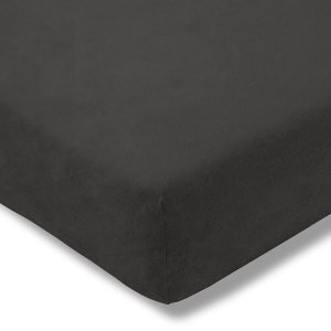 Prześcieradło welurowe z gumką 150×200 antracytowe 175g/m2 97927 Prześcieradło welurowe z gumką 150×200 antracytowe 175g/m2 97927