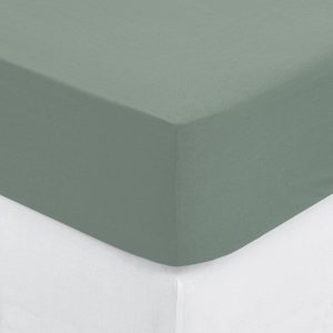 PRZEŚCIERADŁO Z GUMKĄ 160x200cm ZAKŁADKA 30cm BAWEŁNA zieleń 510363 PRZEŚCIERADŁO Z GUMKĄ 160x200cm ZAKŁADKA 30cm BAWEŁNA zieleń 510363