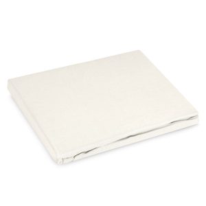 Prześcieradło z gumką Basic 160×200 +30 cm bawełna kremowe 983267 Prześcieradło z gumką Basic 160×200 +30 cm bawełna kremowe 983267