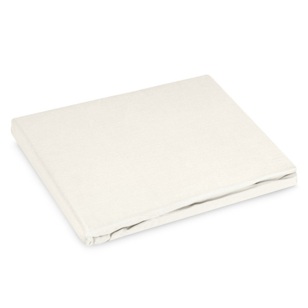 Prześcieradło z gumką Basic 160x200 +30 cm bawełna kremowe 983267