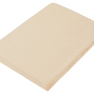 Prześcieradło z gumką Jass jersey 200×220 cm beżowe 35028 Prześcieradło z gumką Jass jersey 200×220 cm beżowe 35028