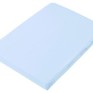 Prześcieradło z gumką Tess jersey 180×200 cm niebieskie 35062 Prześcieradło z gumką Tess jersey 180×200 cm niebieskie 35062