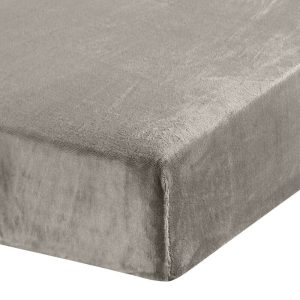 Prześcieradło z mikrofibry 220×200 Flano beżowe na wysoki materac 30 cm 988394 Prześcieradło z mikrofibry 220×200 Flano beżowe na wysoki materac 30 cm 988394