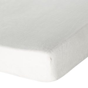 Prześcieradło z mikrofibry 220×200 Flano kremowe na wysoki materac 30 cm 988408 Prześcieradło z mikrofibry 220×200 Flano kremowe na wysoki materac 30 cm 988408