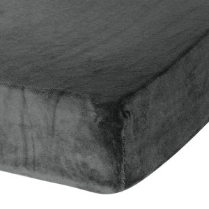 Prześcieradło z mikrofibry 220×200 Flano stalowe na wysoki materac 30 cm 988404 Prześcieradło z mikrofibry 220×200 Flano stalowe na wysoki materac 30 cm 988404