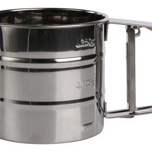 Przesiewacz do mąki stalowy srebrny 54438 Przesiewacz do mąki stalowy srebrny 54438