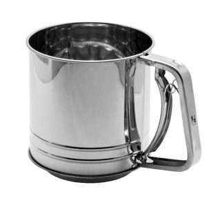 Przesiewak do mąki cukru 450g 1x sitko przesiewacz KINGHOFF 652933 Przesiewak do mąki cukru 450g 1x sitko przesiewacz KINGHOFF 652933