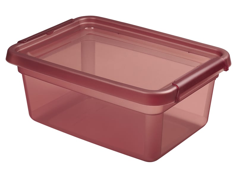 Pudełko do przechowywania Basestore 12,5 l różowe 267561