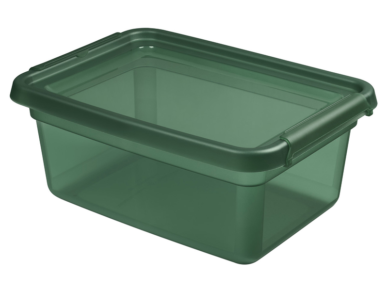 Pudełko do przechowywania Basestore 12,5 l zielone 267557