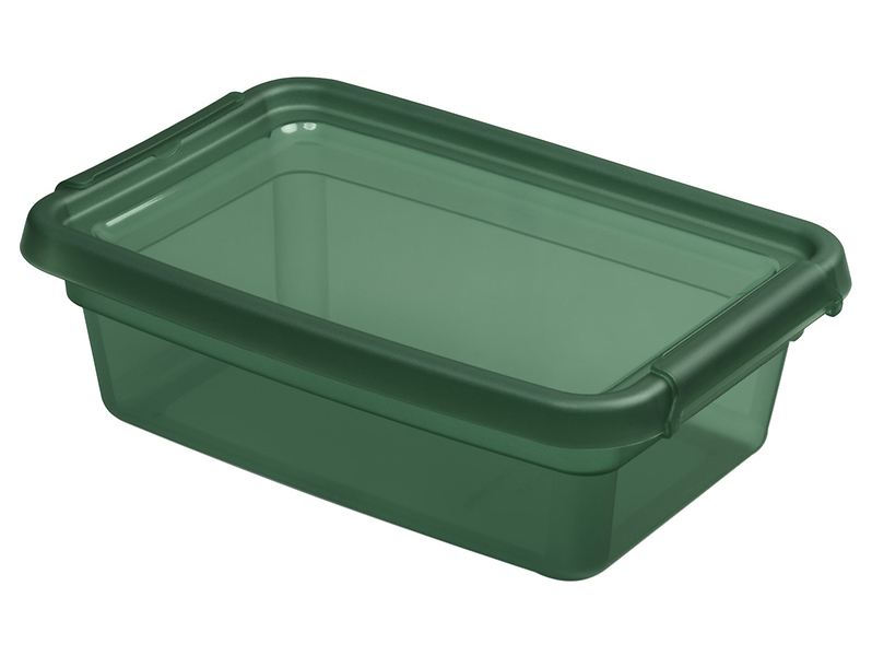 Pudełko do przechowywania Basestore 3 l zielone 267555