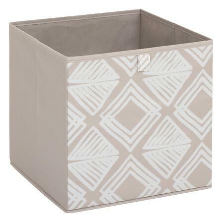 PUDEŁKO DO PRZECHOWYWANIA Bohema 31x31 cm beżowe styl boho 520976