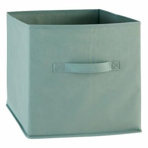 PUDEŁKO DO REGAŁU seledynowe 31x31x31cm z uchwytem 510121 PUDEŁKO DO REGAŁU seledynowe 31x31x31cm z uchwytem 510121
