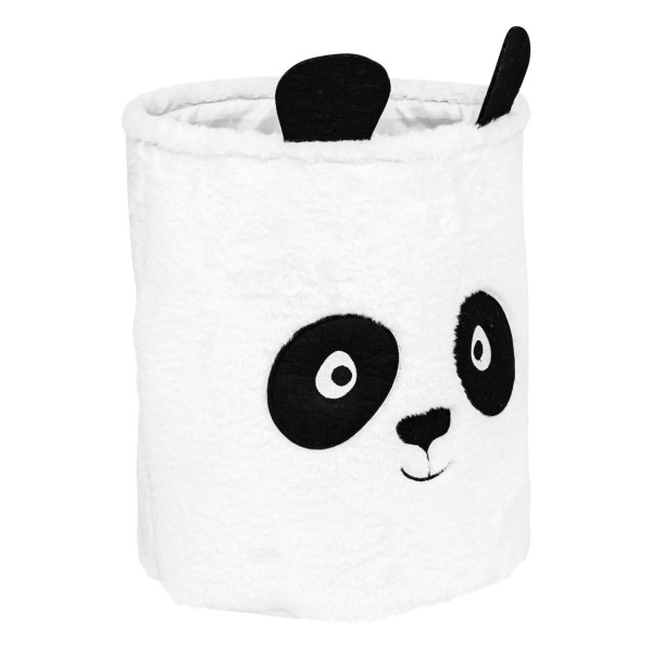 Pudełko na zabawki białe Panda 40 cm ozdobne dla dzieci 949560